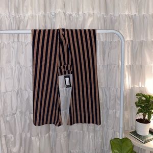 Nasty gal- Bell button stripped pants